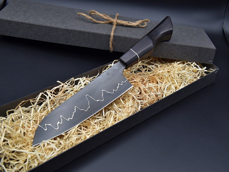 Santoku, Go-Mai, Apex Ultra, Grenadilla and Nickel Silver