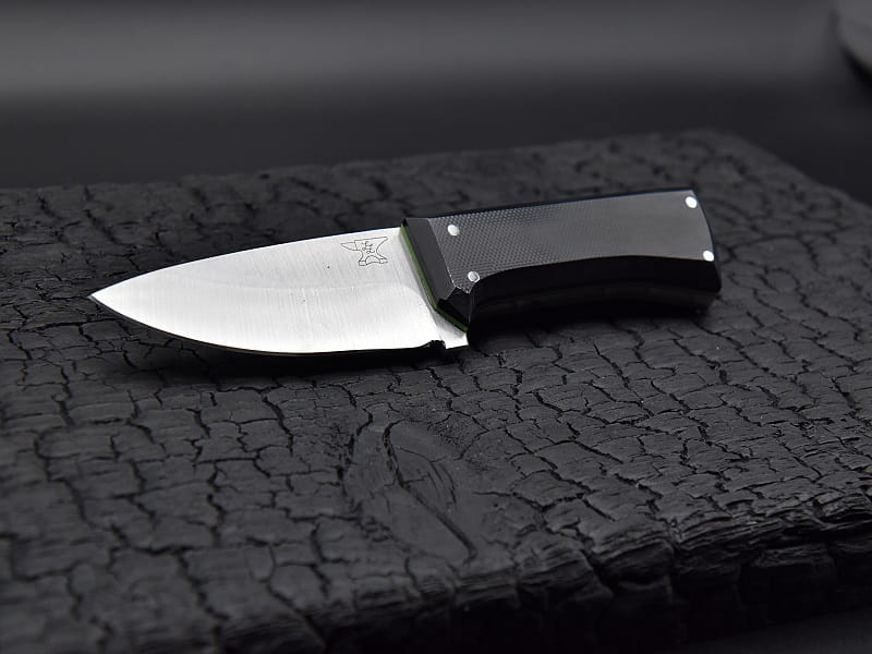 Small EDC Knife, 1.2235, G10, Stainless Steel Pins